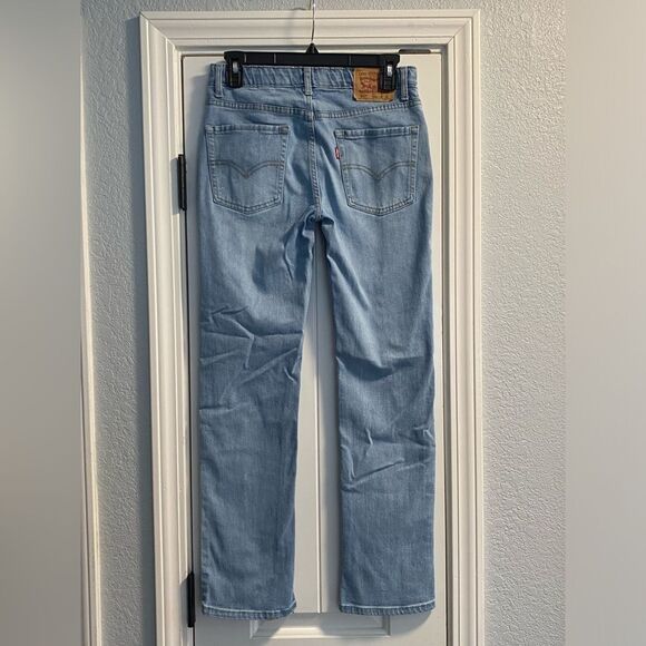 Levis 511 Jeans Boys Sz 16 Regular 28X30 Slim Fit Distressed Light Flex Stretch - Picture 3 of 5